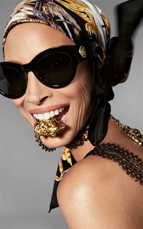 versace tribute collection sunglasses|donatella Versace runway.